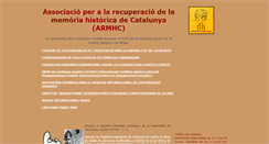Desktop Screenshot of memoriacatalunya.org