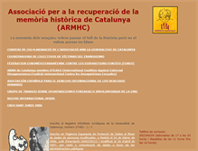 Tablet Screenshot of memoriacatalunya.org